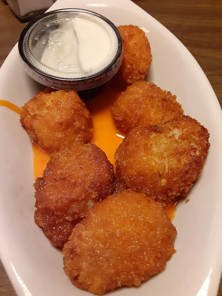 Fried Buffalo Scallops